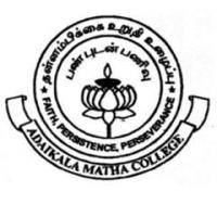Adaikala Matha Collegeのロゴです
