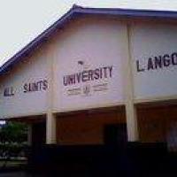 All Saints University Langoのロゴです