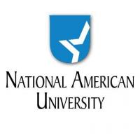 ナショナル・アメリカン大学ブルーミントン校のロゴです