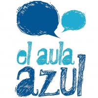 El Aula Azulのロゴです
