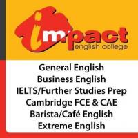 Impact English Collegeのロゴです