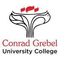 コンラッド・グレベル・ユニバーシティー・カレッジのロゴです