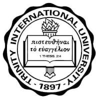 トリニティ・インターナショナル大学のロゴです