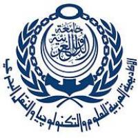 الأكاديمية العربية للعلوم والتكنولوجيا والنقل البحري‎のロゴです