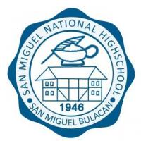 サン・ミゲル・ナショナル国立高校のロゴです