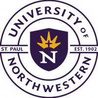 ノースウェスタン大学セントポール校のロゴです